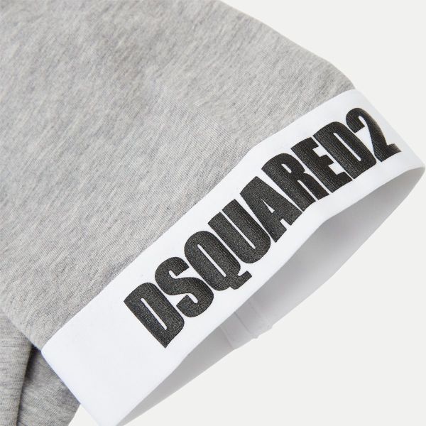 Dsquared2 Basic Band T-shirt Grijs