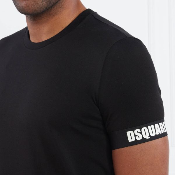 Dsquared2 Basic Band T-shirt Zwart