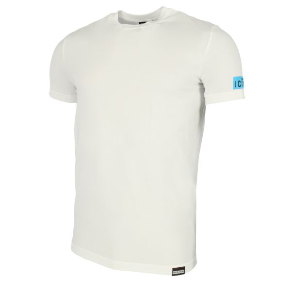 Dsquared2 Basic Icon T-shirt Wit/Blauw