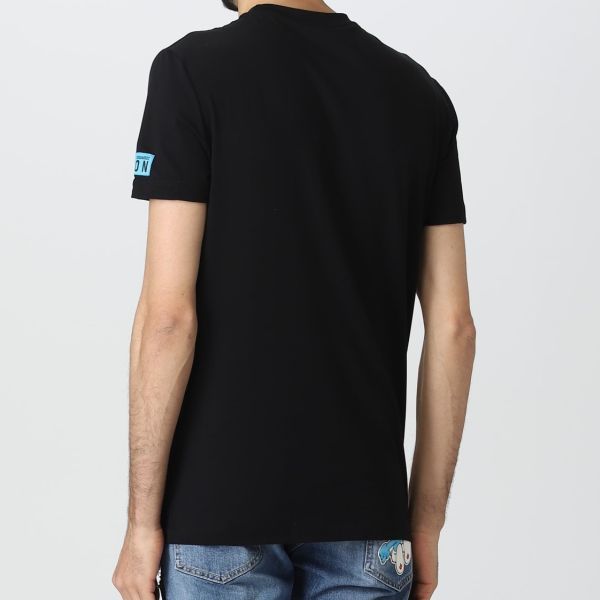 Dsquared2 Basic Icon T-shirt Zwart/Blauw