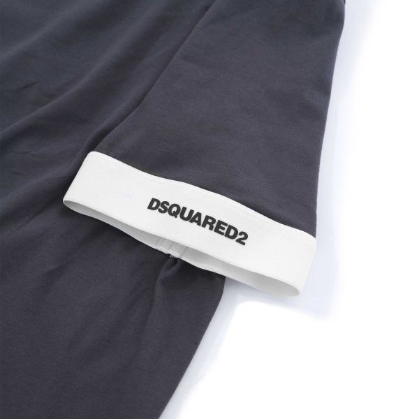 Dsquared2 Basic Logo T-shirt Antraciet