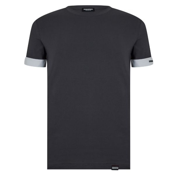 Dsquared2 Basic Logo T-shirt Antraciet