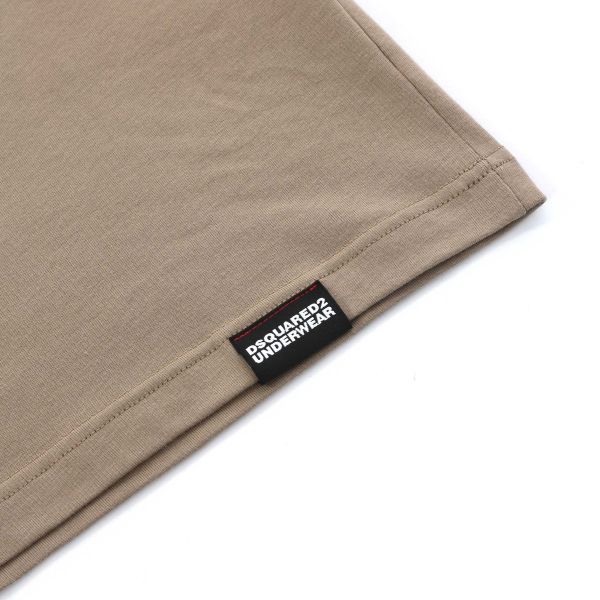 Dsquared2 Basic Logo T-shirt Beige