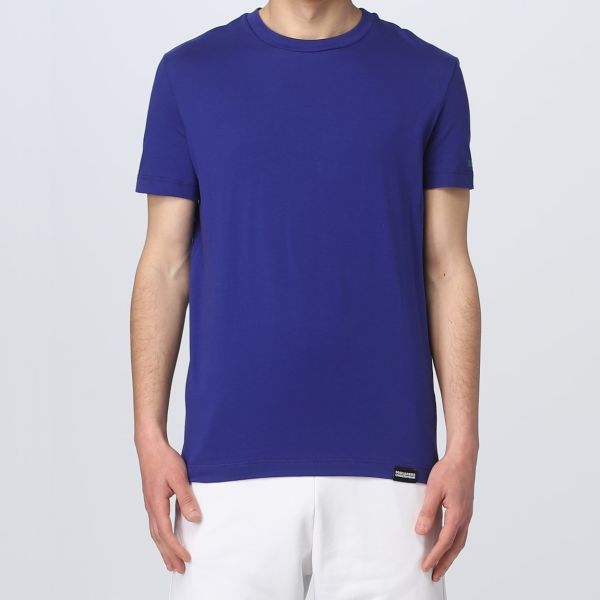 Dsquared2 Basic Logo T-shirt Donker Blauw