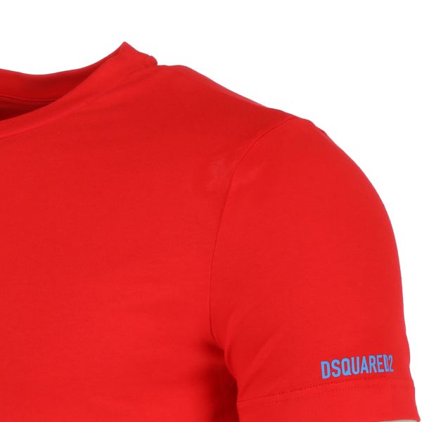 Dsquared2 Basic Logo T-shirt Rood