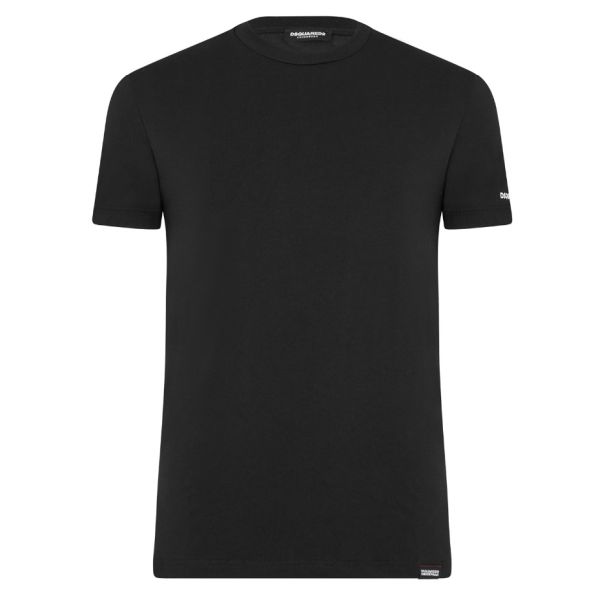 Dsquared2 Basic Logo T-shirt Zwart