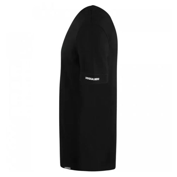 Dsquared2 Basic Logo T-shirt Zwart