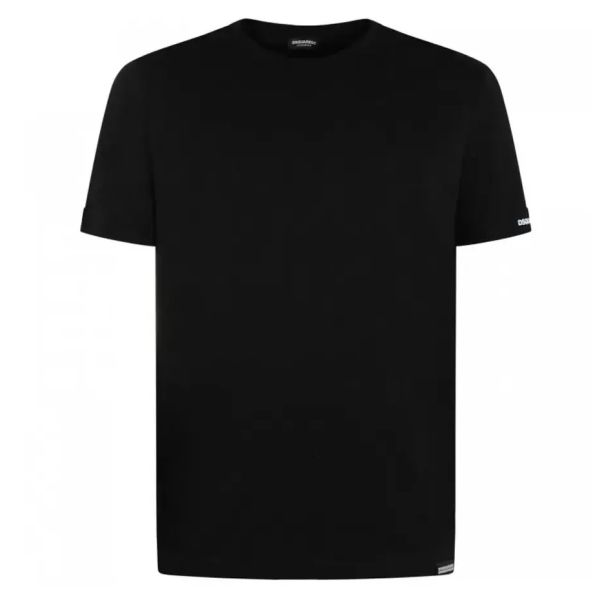 Dsquared2 Basic Logo T-shirt Zwart