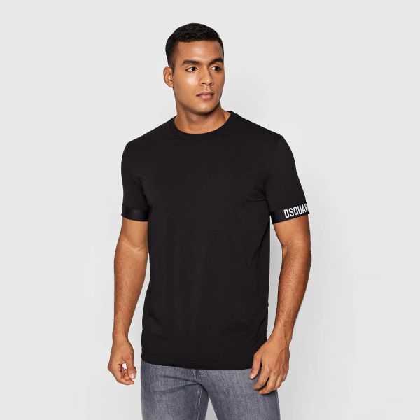 Dsquared2 Basic T-shirt Zwart