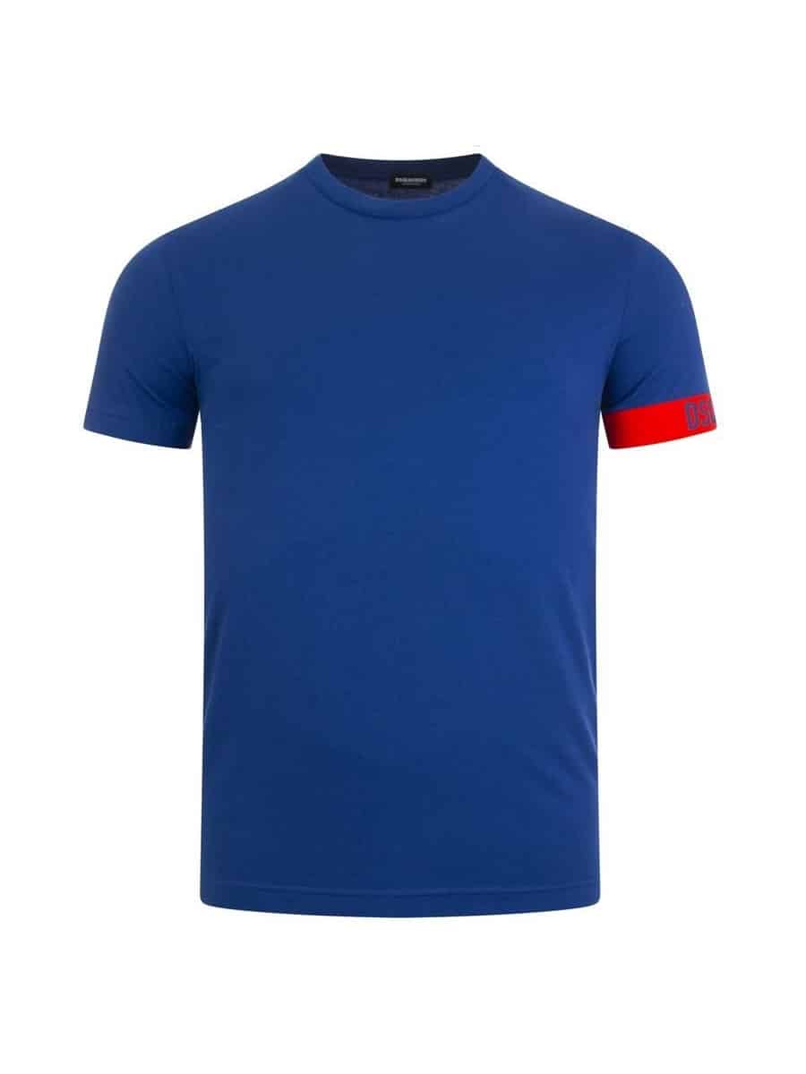 Dsquared2 Basic T-shirt Blauw