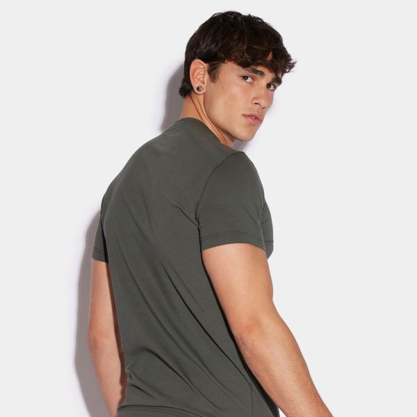 Dsquared2 Basic T-shirt Donker Groen