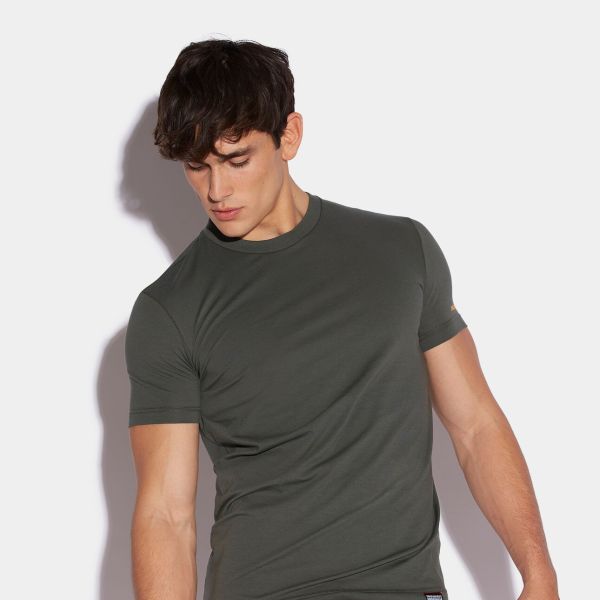 Dsquared2 Basic T-shirt Donker Groen