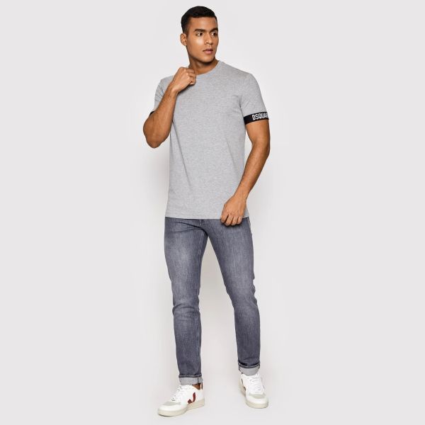 Dsquared2 Basic T-shirt Grijs
