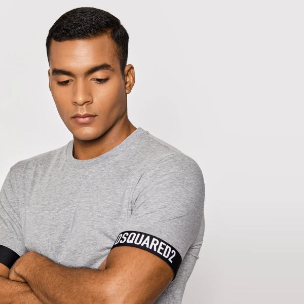 Dsquared2 Basic T-shirt Grijs