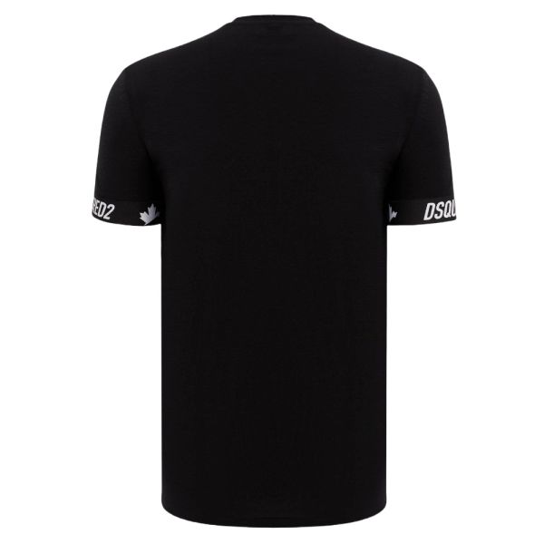 Dsquared2 Basic T-shirt Zwart