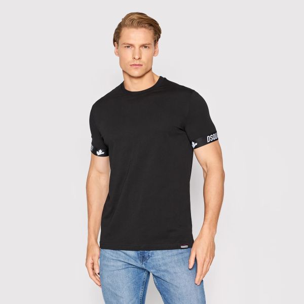 Dsquared2 Basic T-shirt Zwart