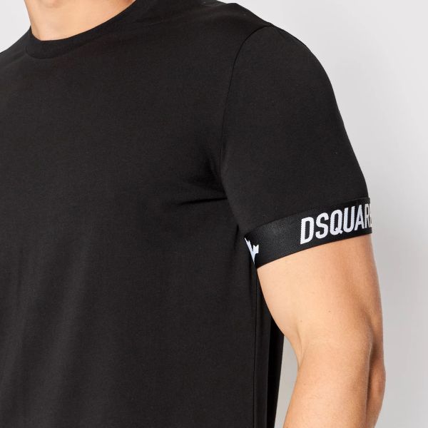 Dsquared2 Basic T-shirt Zwart