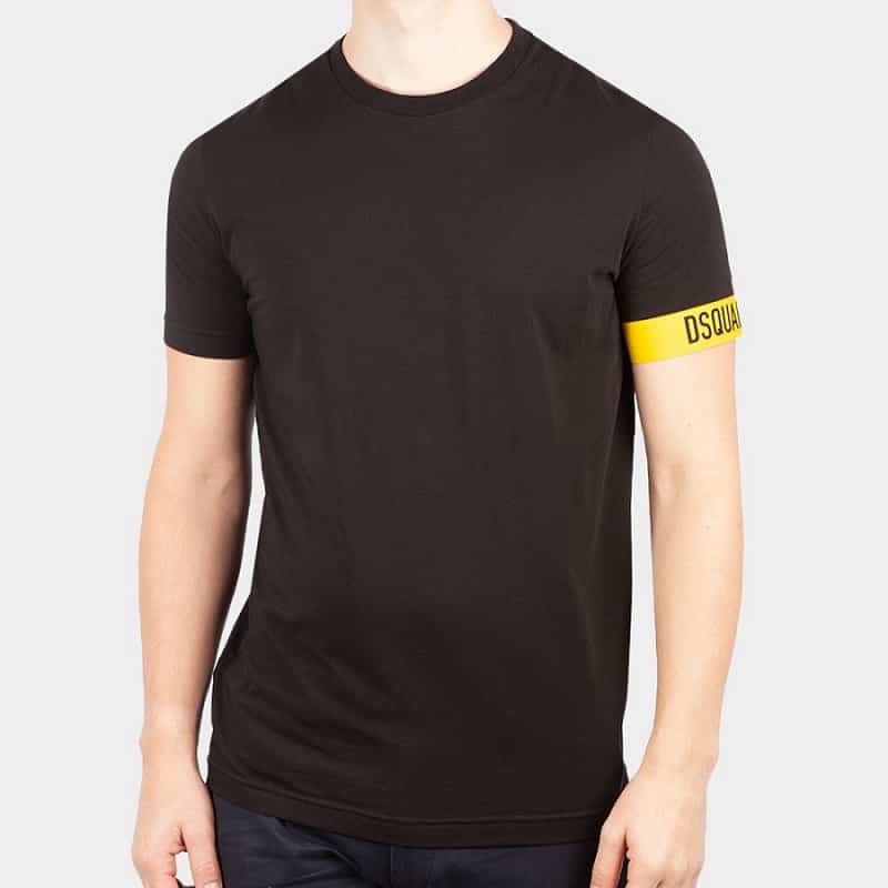 Dsquared2 Basic T-shirt Zwart