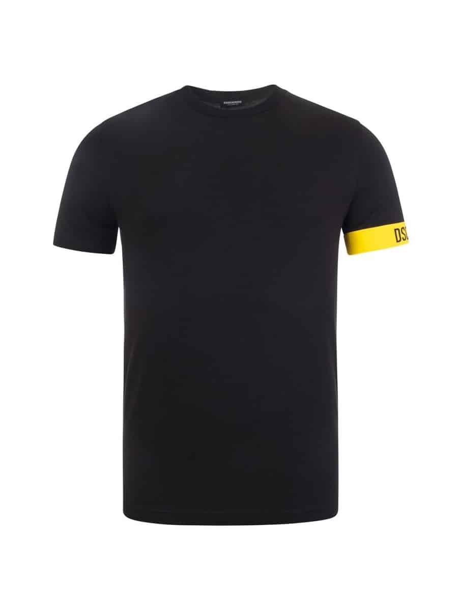 Dsquared2 Basic T-shirt Zwart