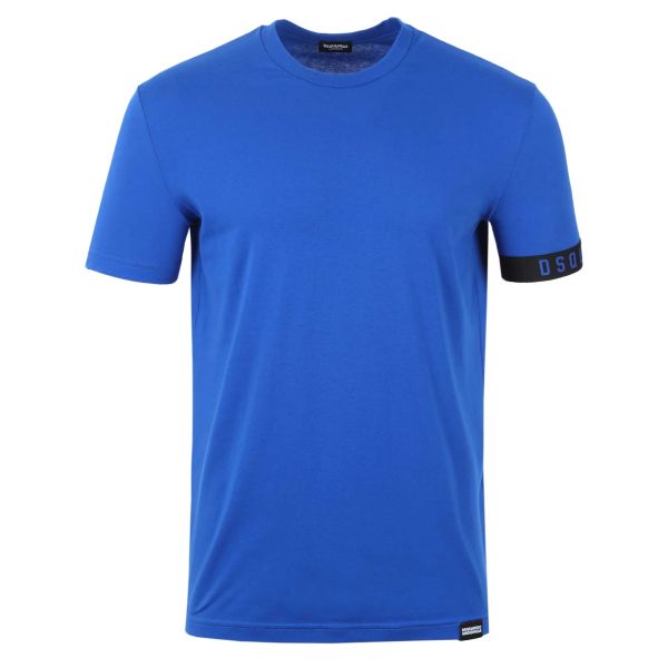 Dsquared2 Basic Technicolor T-shirt Blauw