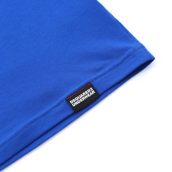 Dsquared2 Basic Technicolor T-shirt Blauw