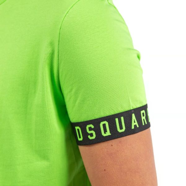 Dsquared2 Basic Technicolor T-shirt Groen