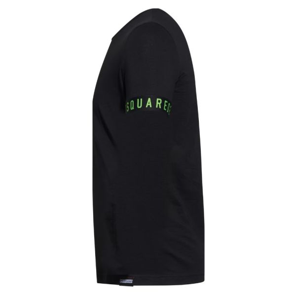 Dsquared2 Basic Technicolor T-shirt Zwart/Groen