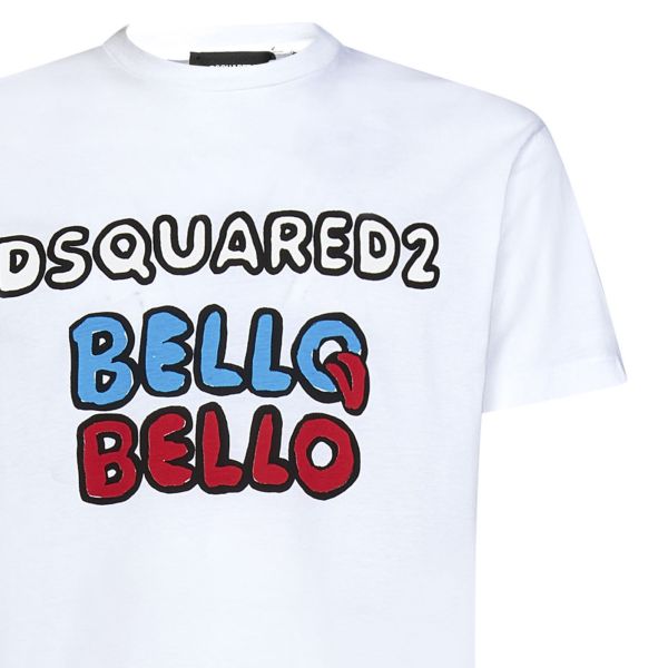 Dsquared2 Bello Bello T-shirt Wit