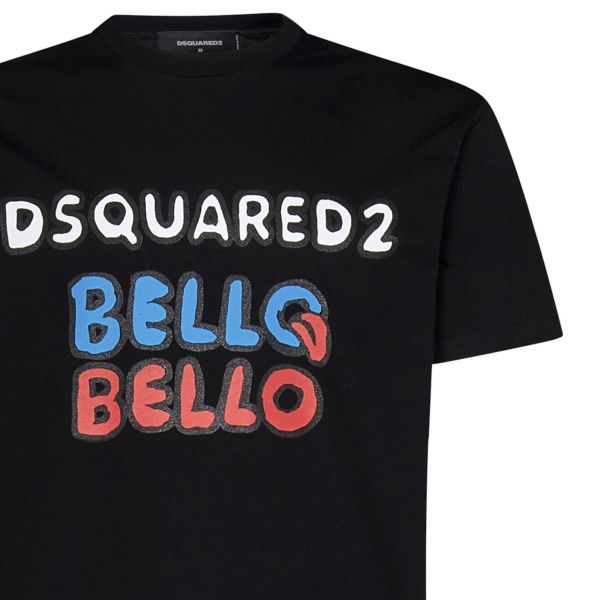 Dsquared2 Bello Bello T-shirt Zwart
