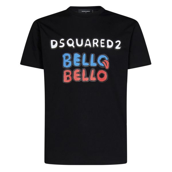Dsquared2 Bello Bello T-shirt Zwart
