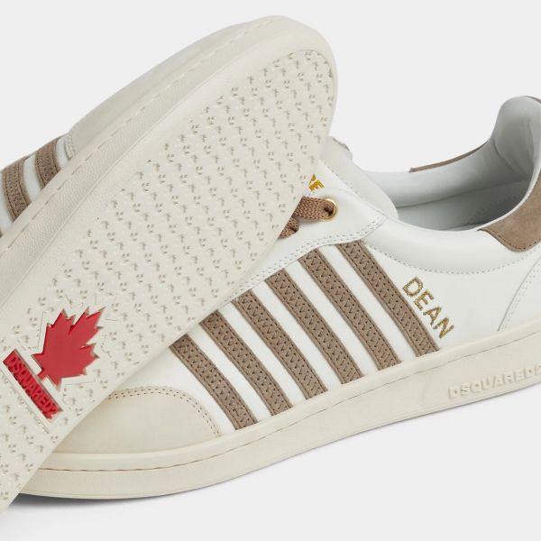Dsquared2 Boxer Sneaker Wit/Bruin