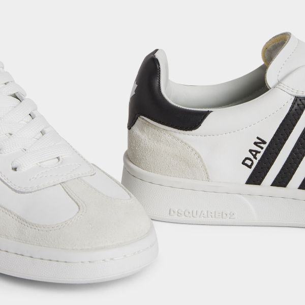 Dsquared2 Boxer Sneaker Wit/Zwart