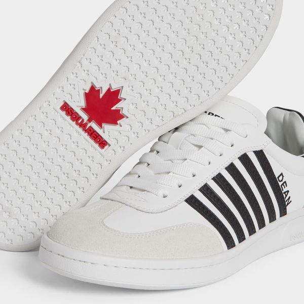 Dsquared2 Boxer Sneaker Wit/Zwart
