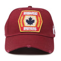 dsquared2 brothers cap bordeaux