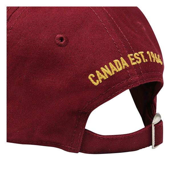 dsquared2 brothers cap bordeaux