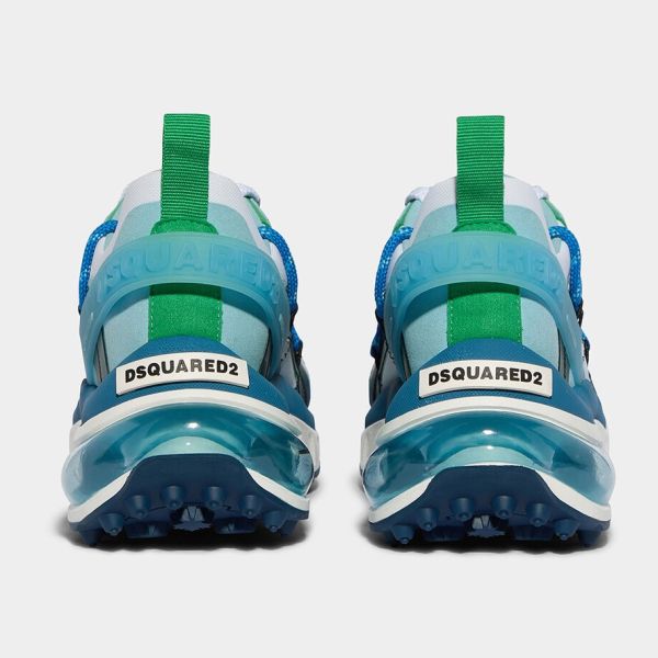 Dsquared2 Bubble Lace Up Low Top Sneaker Blauw