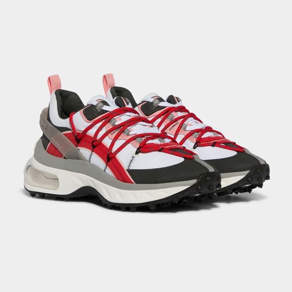 Dsquared2 Bubble Lace Up Low Top Sneaker Rood