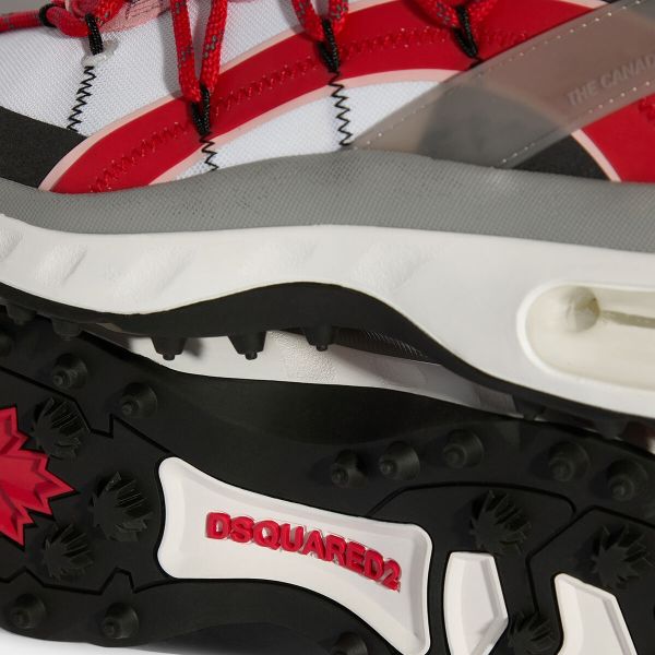 Dsquared2 Bubble Lace Up Low Top Sneaker Rood