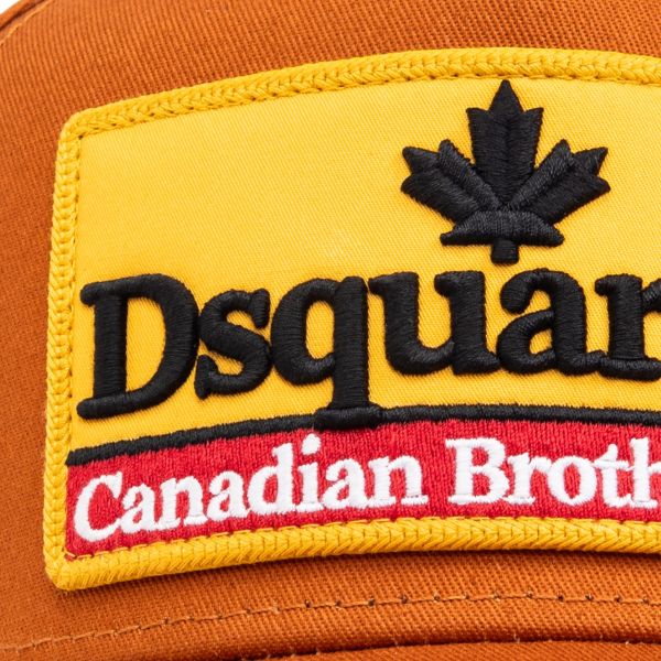 Dsquared2 Canadian Patch Cap Oranje