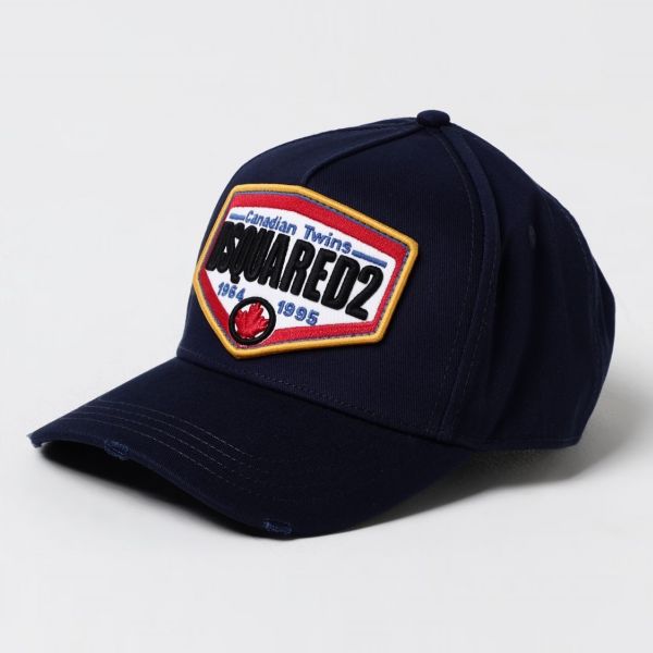 Dsquared2 Canadian Twins Logo Cap Navy