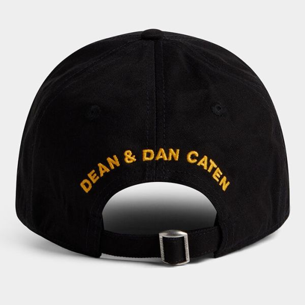 Dsquared2 Canadian Twins Logo Cap Zwart
