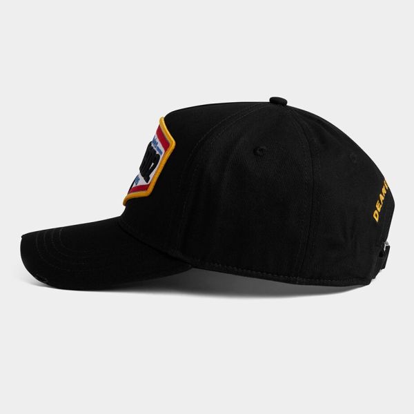 Dsquared2 Canadian Twins Logo Cap Zwart