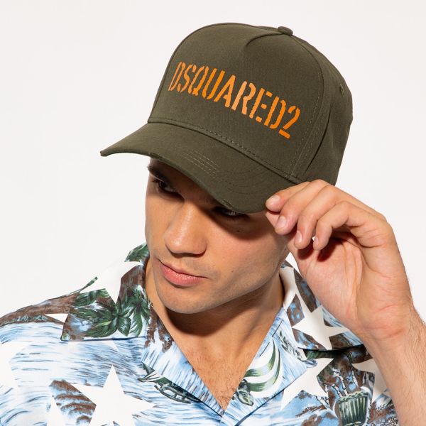 Dsquared2 Cap Donker Groen