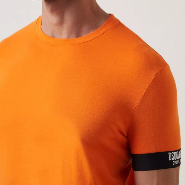 Dsquared2 Ceresio Basic T-shirt Oranje