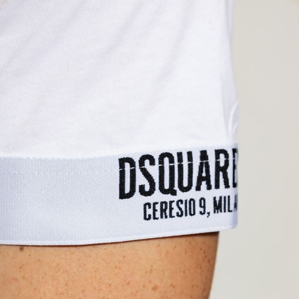 Dsquared2 Ceresio Basic T-shirt Wit