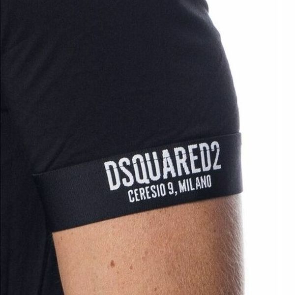 Dsquared2 Ceresio Basic T-shirt Zwart