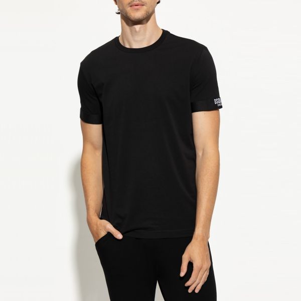 Dsquared2 Ceresio Basic T-shirt Zwart