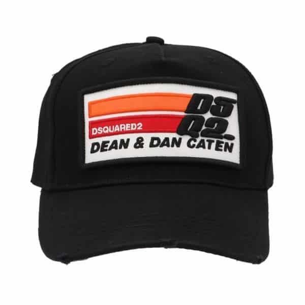 dsquared2 dean dan cap zwart