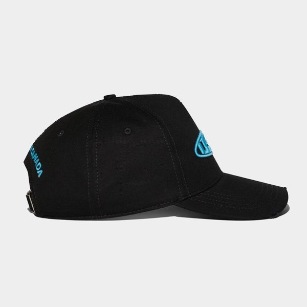 Dsquared2 DSQ2 Fluo Cap Zwart/Blauw