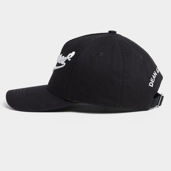 Dsquared2 Embroidered Cap Zwart